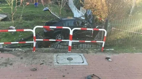 The 15-year-old has ended his dangerous drive in a garden