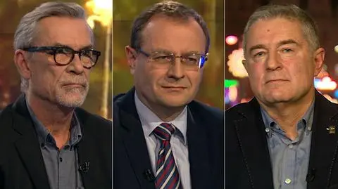 Władysław Frasyniuk, Antoni Dudek i Jacek Żakowski w "Faktach po Faktach"