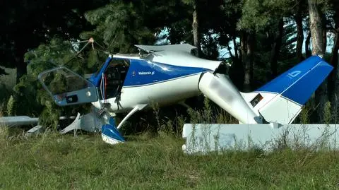 Pilot stracił kontrolę nad awionetką