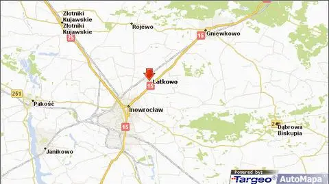 Poszukiwania prowadzono w rejonie Latkowa