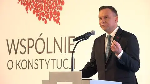 President Andrzej Duda on a debate regarding the shape of a new Polish constitution