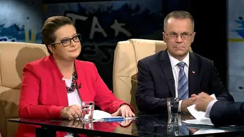 Katarzyna Lubnauer i Jarosław Sellin w „Tak Jest”