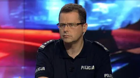 Rzecznik policji Mariusz Sokołowski był gościem "Faktów po Faktach"