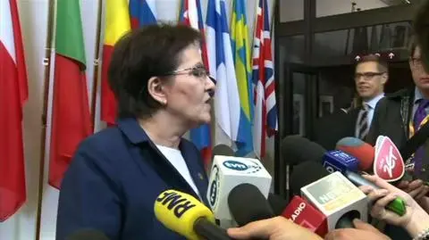 Ewa Kopacz w Brukseli