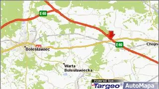 Na A4 koło Bolesławca jest bardzo ślisko 