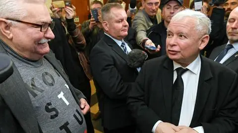 "You&#039;re my biggest mistake". "And you&#039;re mine". Lech Wałęsa and Jarosław Kaczyński have met in court