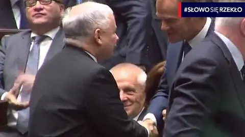 Kaczyński przeciw kandydaturze Tuska. Wcześniej życzył mu powodzenia