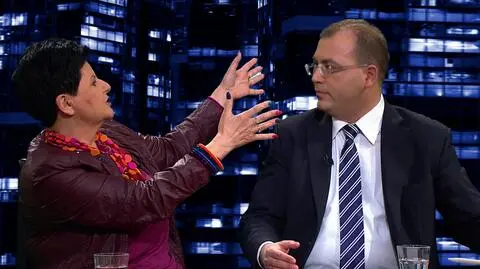 Joanna Senyszyn i Andrzej Jaworski w "Kropce nad i"