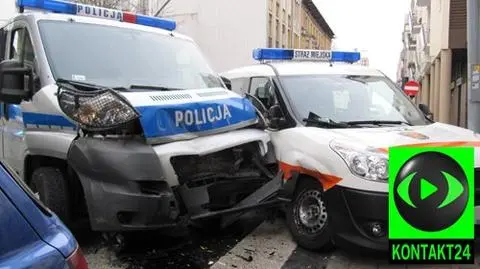 Nastolatek uderzył w radiowóz