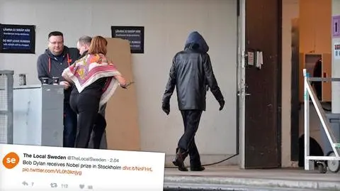 Bob Dylan odebrał Nagrodę Nobla (mat. "Fakty" TVN z dn. 02.04.2017 r.)