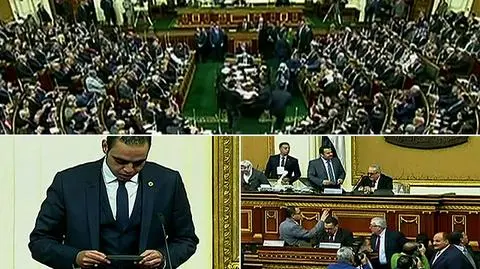 Po ponad trzech latach po raz pierwszy zebrał się egipski parlament