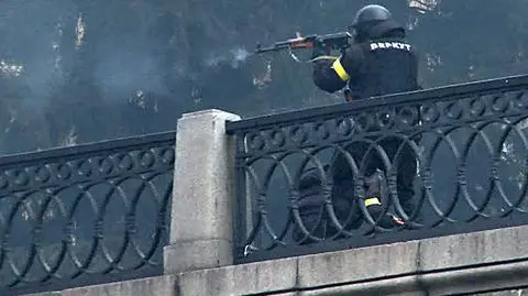 Demonstranci kontra Berkut. Relacja wysłannika TVN24