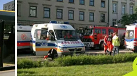 Tramwaj wjechał 
w autobus. 10 osób rannych