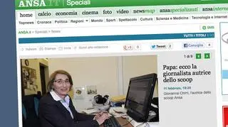 Giovanna Chirri jest dziennikarką włoskiej agencji ANSA
