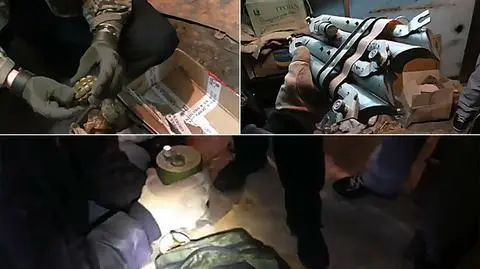 Skonfiskowany arsenał broni zamachowców, przygotowujących zamachy w Charkowie 