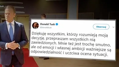 Niejasna polityczna przyszłość Donalda Tuska