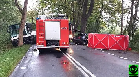 Śmiertelny wypadek między Łebą a Lęborkiem