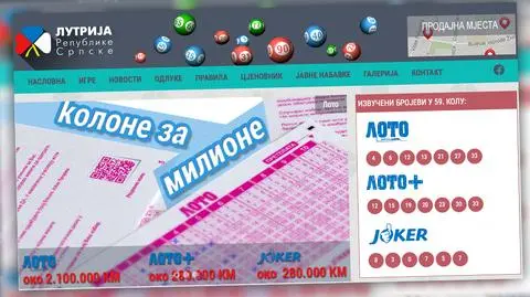 Serbia. Pokazano wyniki loterii, zanim wylosowano kule