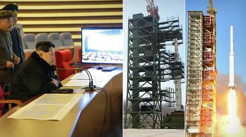 Kim Dzong Un i jego wielka wieża