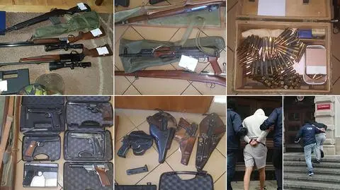 Uzbrojeni jak na wojnę. Mieli skorpiony, kałasznikowy, raki, mausery...