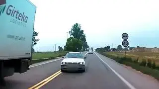 Nagranie z czołowego zderzenia