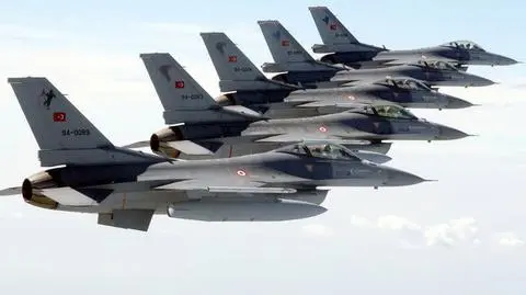 "Zakłócony" patrol tureckich myśliwców