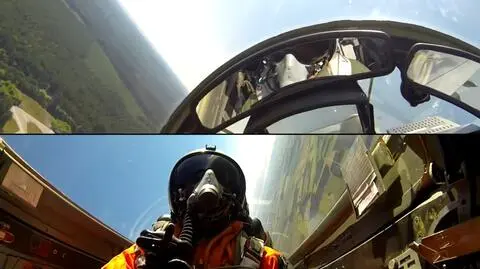Zobacz, jak widzi świat pilot wojskowego myśliwca