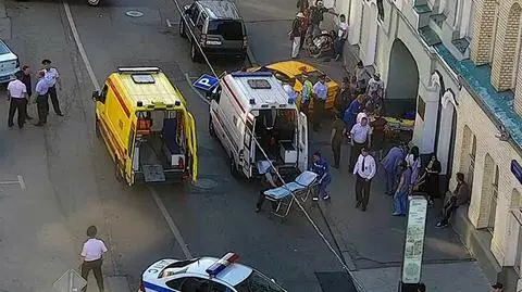 Policja ogłosiła zeznania taksówkarza, który wjechał w ludzi w Moskwie