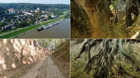 Władze Kazimierza Dolnego chcą wyłożyć lessowy wąwóz betonowymi płytami