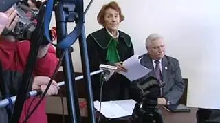 Lech Wałęsa na marcowej rozprawie