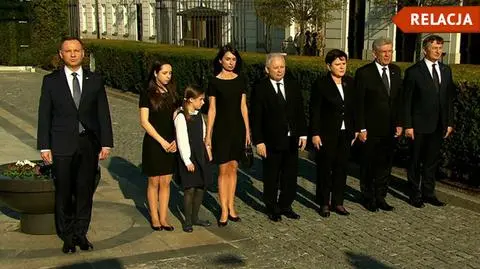 Po południu rozpoczęły się uroczystości przed Pałacem Prezydenckim