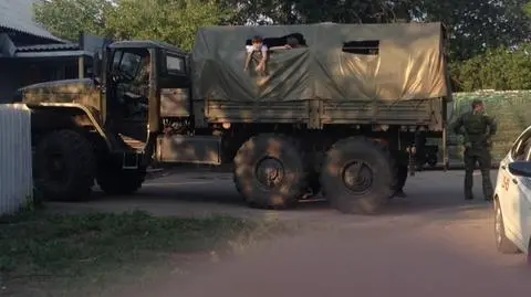 W Sniżnem separatyści zgromadzili ciężki sprzęt 