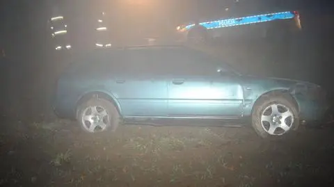 Kierowca audi wjechał w strażaka i trzy kobiety