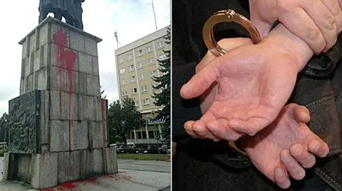Zarzuty za oblanie farbą pomnika Polsko-Radzieckiego Braterstwa Broni