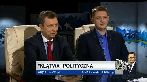 Andrzej Halicki i Andrzej Rozenek w programie "Tak jest"