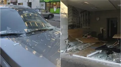 Gdynia. 76-latka wjechała autem do biura nieruchomości