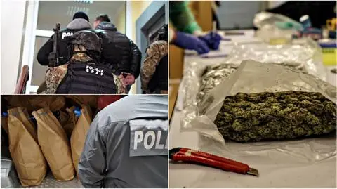 Ponad 250 kg narkotyków w aucie dostawczym. Dwie osoby zatrzymane