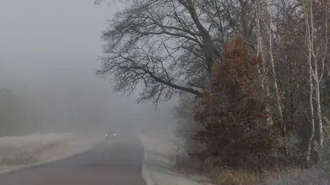 Mgły utrudniają jazdę. Sprawdź, gdzie