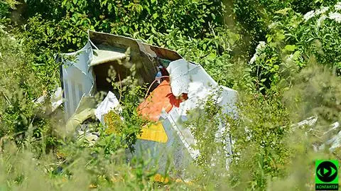 Awionetka rozbiła się prawodpodobnie podczas lądowania