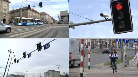 Kamerki pilnują ruchu we Wrocławiu