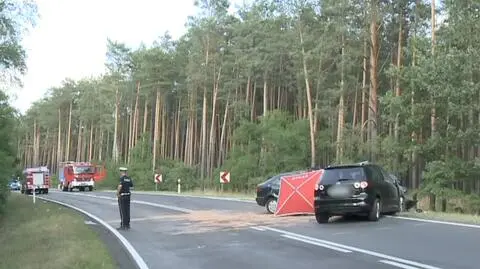 Wypadek w Kaczenicach pod Zieloną Górą. Zginęły dwie osoby