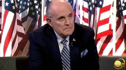 Rudolph Giuliani był gościem programu "Świat" w TVN24 BiS