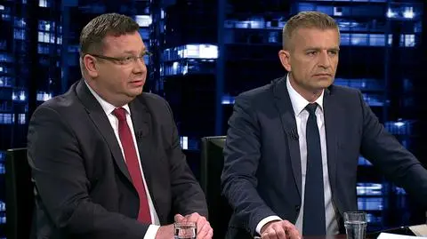 Bartosz Arłukowicz i Michał Wójcik w "Kropce nad i"