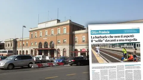 Mężczyzna zobaczył potrąconą przez pociąg kobietę i zrobił selfie