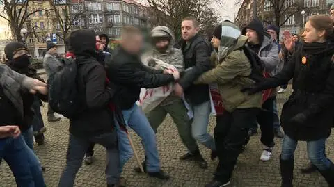 Szczecin. Starcia z nacjonalistami podczas manifestacji