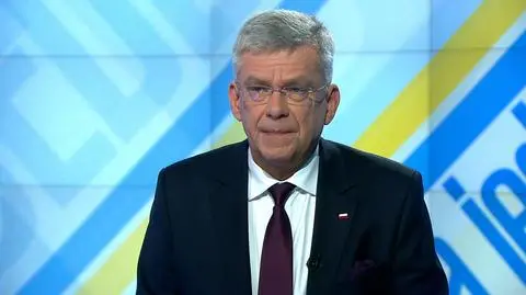 Marszałek Karczewski w Jeden na jeden. Mówił o Morawskim i Rzeplińskim
