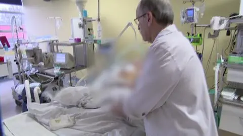 Wyziębiony Adaś odłączony od respiratora