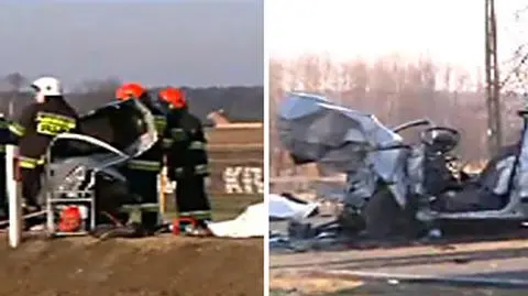Pięcioro nastolatków w samochodzie, zginęło dwoje