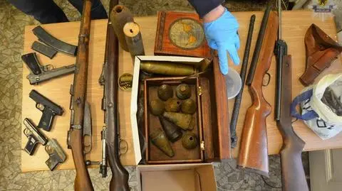 Gdańsk: arsenał na poddaszu i zarzuty za nielegalne posiadanie broni