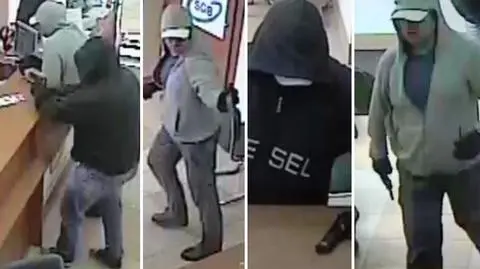 Grozili bronią, rozpylili gaz. To oni obrabowali bank w Łodzi